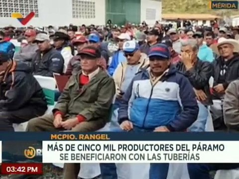 Mérida | Más de 5 mil productores son beneficiados con dotación de tuberías para sistemas de riego