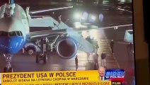 Joe Biden, Polonya ziyareti sırasında uçak merdivenlerinden düştü
