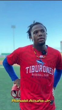 LVBP: Ronald Acuña Jr está contento de volver con Tiburones