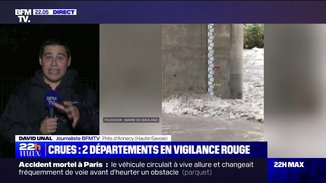 Crues en Haute-Savoie: des évacuations envisagées dans la commune de Magland