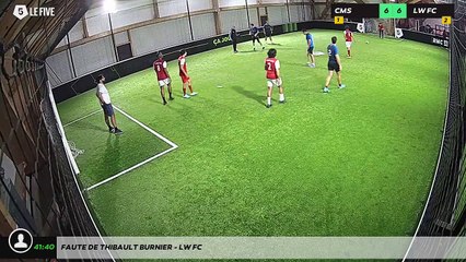 Faute de Thibault BURNIER - LW FC