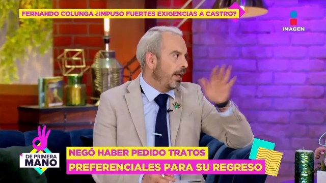 ¡Fernando Colunga NIEGA que pidió tratos preferenciales en su regreso a las telenovelas!