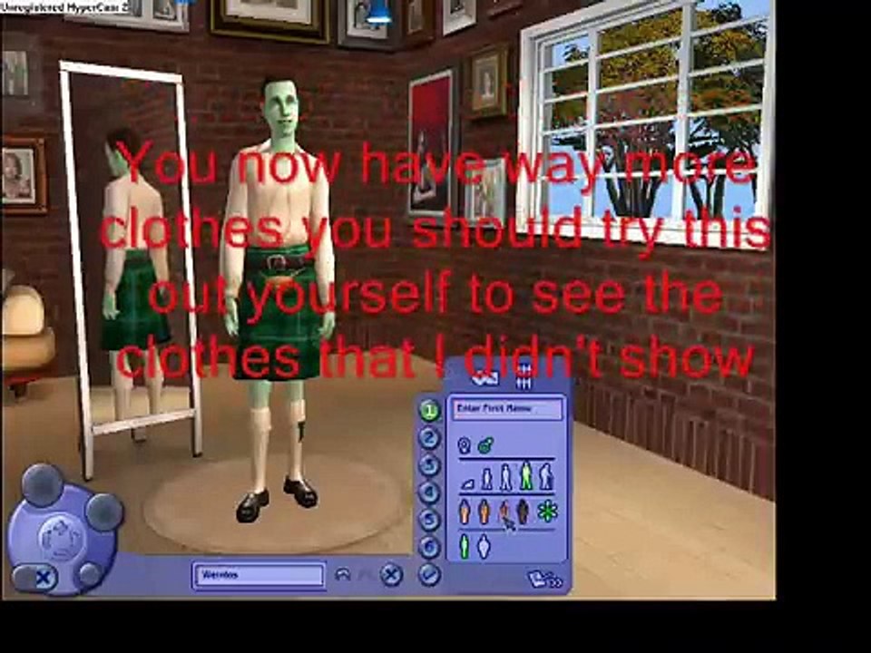 The Sims 2 Clothing Cheat