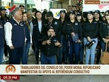 Trabajadores del Consejo del Poder Moral Republicano manifestaron su apoyo al Referendo Consultivo