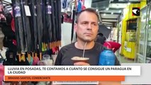 Lluvia en posadas, te contamos a cuánto se consigue un paragua en la ciudad