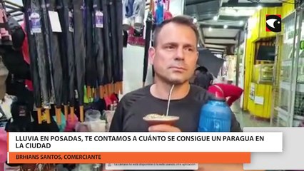 Lluvia en posadas, te contamos a cuánto se consigue un paragua en la ciudad