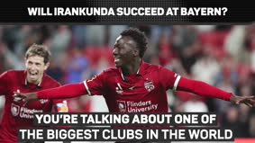 Irvine excited by Irankunda's "huge opportunity" at Bayern Munich
