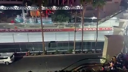 Las Vegas, l'incidente di Sainz dagli spalti