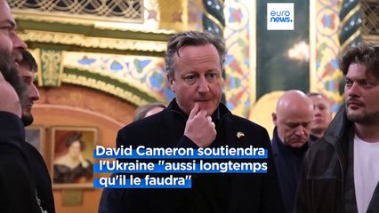 David Cameron tente de rassurer Kiev, mais les approvisionnements ukrainiens en obus baissent