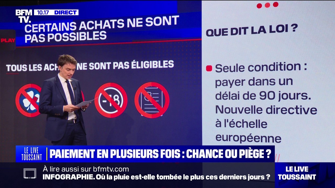 LES ÉCLAIREURS - Le paiement en plusieurs fois, une chance ou un piège?