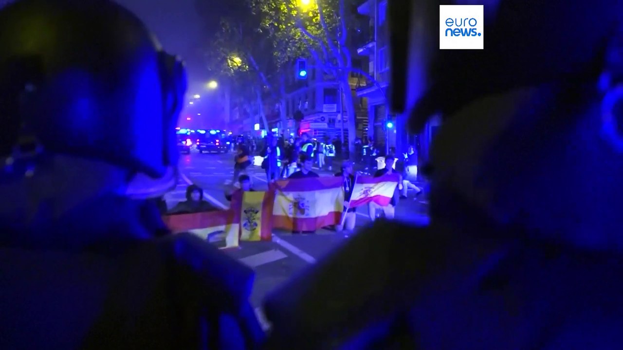 "Wo sind die PSOE-Wähler?" Protest gegen den alten und neuen Regierungschef Pedro Sánchez