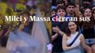 Milei y Massa cierran sus campañas para las elecciones presidenciales de Argentina