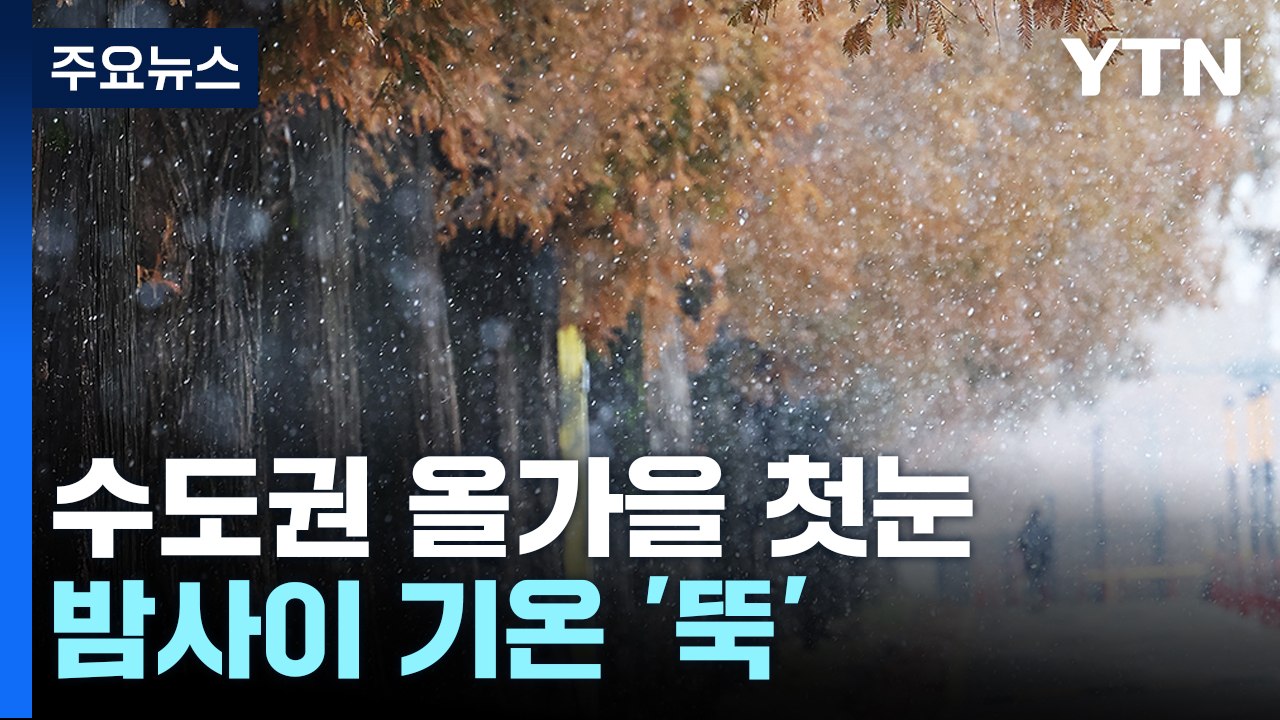 [날씨] 산간 때아닌 '설경',  서울도 첫눈...밤사이 기온 '뚝' / YTN