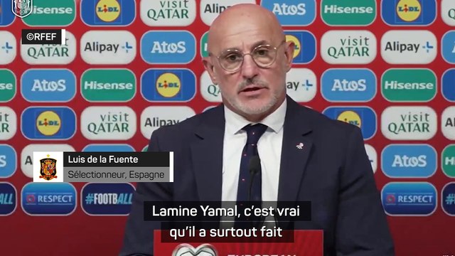 Luis de la Fuente : Yamal nous a permis de jouer plus détendus