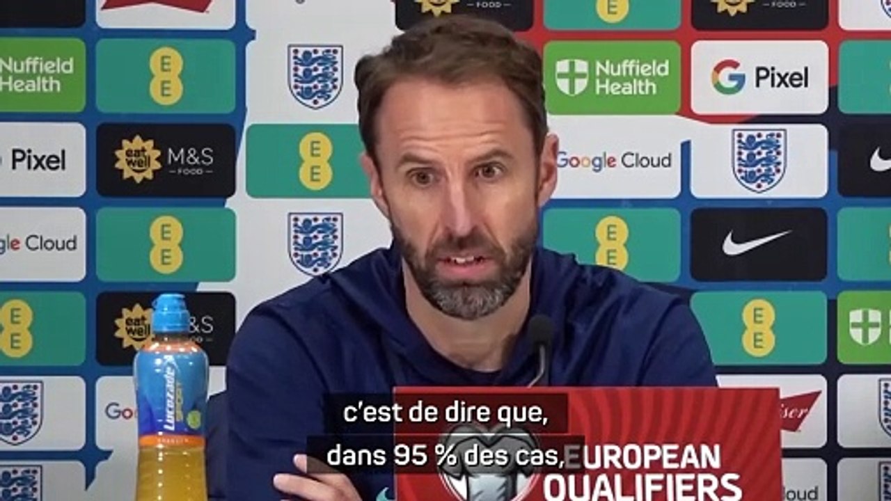 Southgate lassé des critiques : "Je suis fatigué de lutter contre cela"