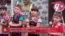 ‘Anıtkabir’de saygı nöbeti’ videosuyla gündem olan öğrenciler Anıtkabir’i ziyaret etti