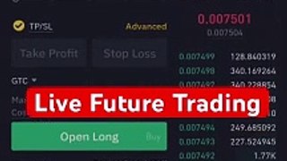 Live Futures Trading  Binance Crypto Trading _HD