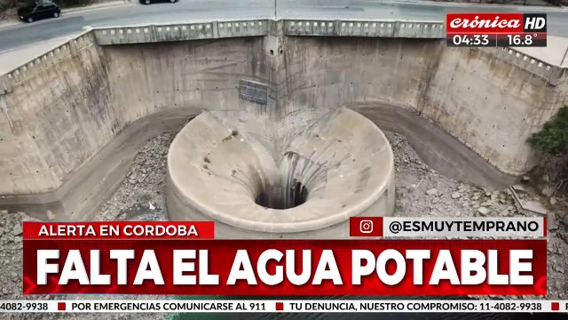 La sequía en Córdoba ya provoca falta de agua potable para los habitantes