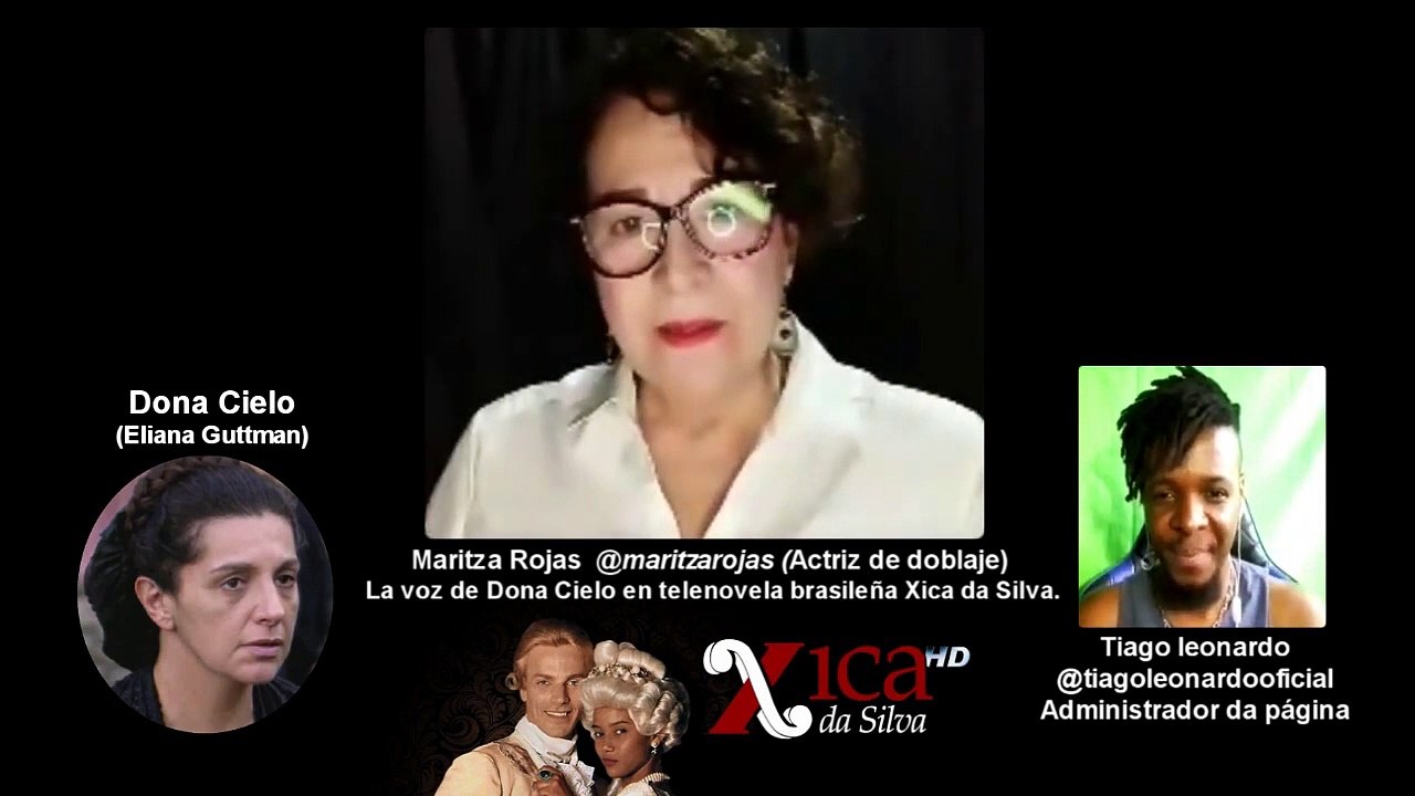 LIVE con Martiza Rojas (Actriz de doblaje la voz de Dona Cielo de la telenovela Xica da Silva)