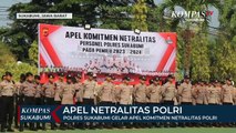 Jelang Pemilu, Polres Sukabumi Gelar Apel Komitmen Netralitas Polri