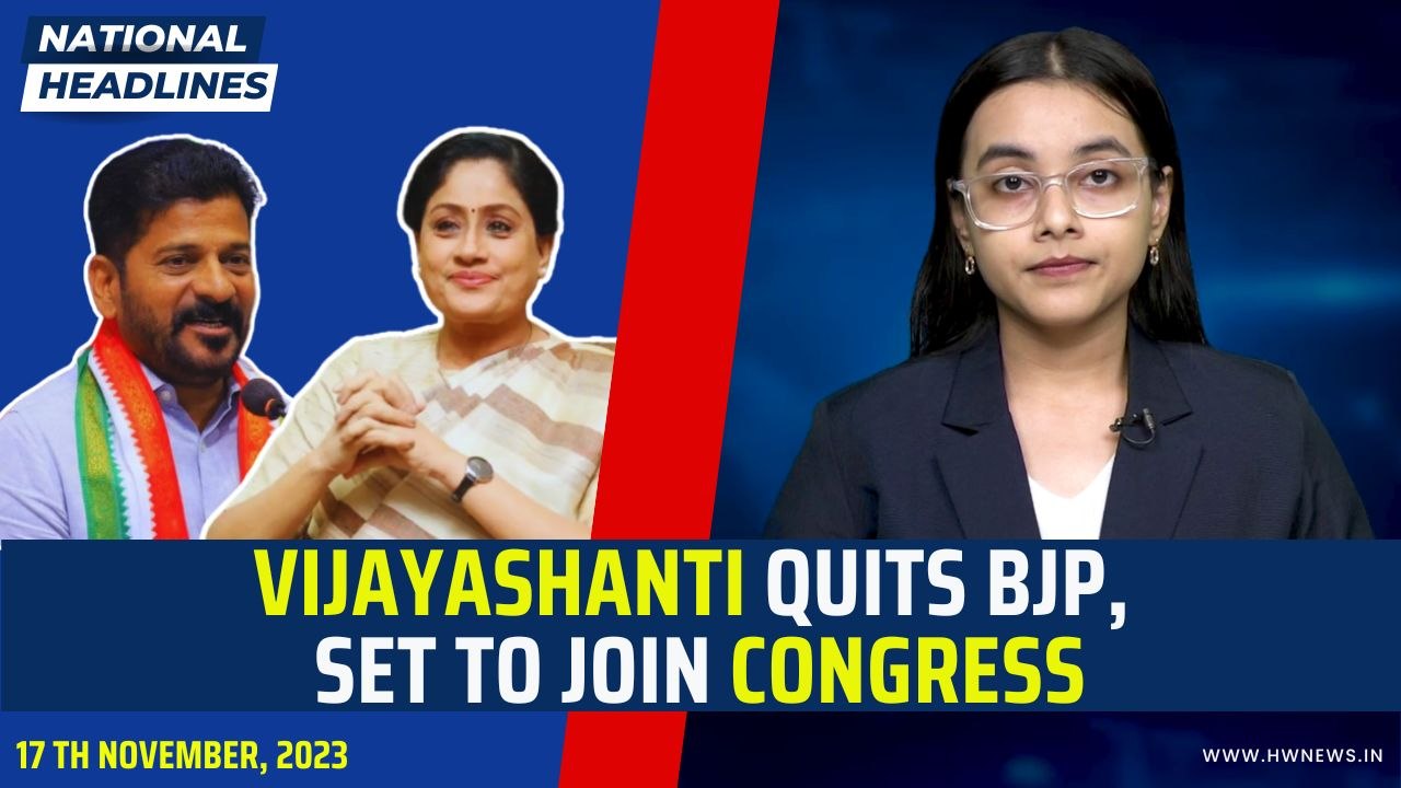 National Headlines: Vijayashanti Quits BJP, Set To Join Congress