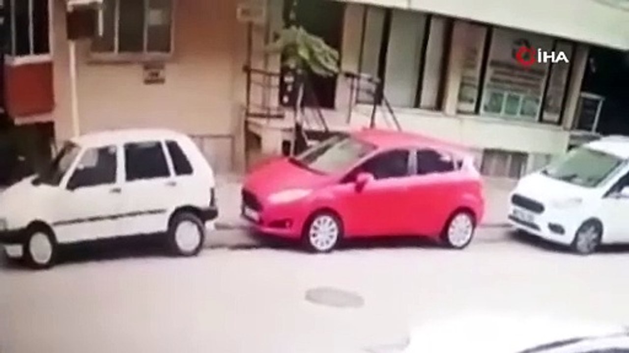 Ankara'daki doğal gaz patlaması kamerada