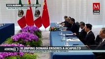 AMLO plantea a Xi Jinping intercambiar información sobre embarques con precursores químicos