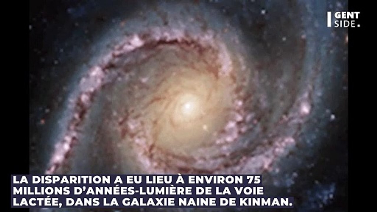 Comment cette étoile a-t-elle pu disparaître de sa galaxie ?