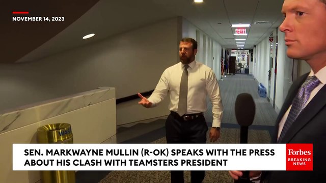 BREAKING NEWS: Markwayne Mullin Defends Asking Teamsters Boss To Fight During Hearing