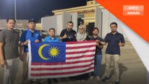 Nurul Ain selamat tiba di Malaysia  dari Gaza