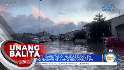 190 residente, sapilitang inilikas dahil sa baha; 6 ang nasawi at 1 ang hinahanap pa | UB