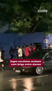 Jogos escolares acabam com briga entre alunos