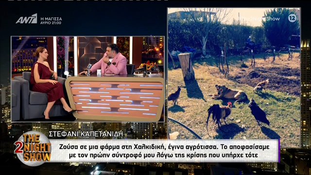 THE 2NIGHT SHOW - ΣΤΕΦΑΝΙ ΚΑΠΕΤΑΝΙΔΗ