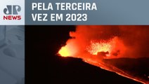 Monte Etna entre em erupção em ilha da Sicília