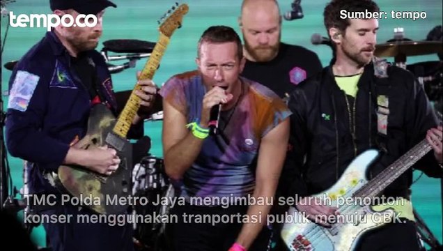 Konser Coldplay, Polda Metro Jaya Umumkan Rekayasa Lalu Lintas di Sekitar GBK