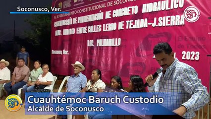 Palmarillo avanza con la cuarta transformación en Soconusco