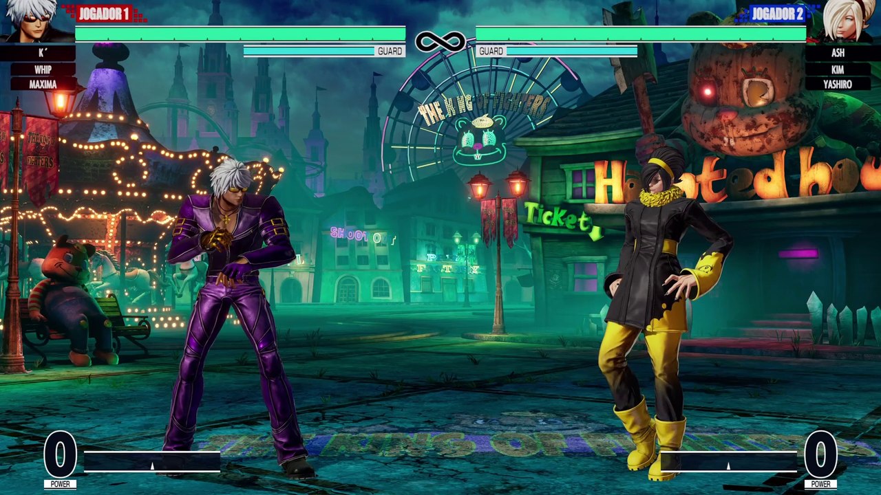 THE KING OF FIGHTERS XV K'/WHIP/MAXIMA VS ASH/KIM/YASHIRO