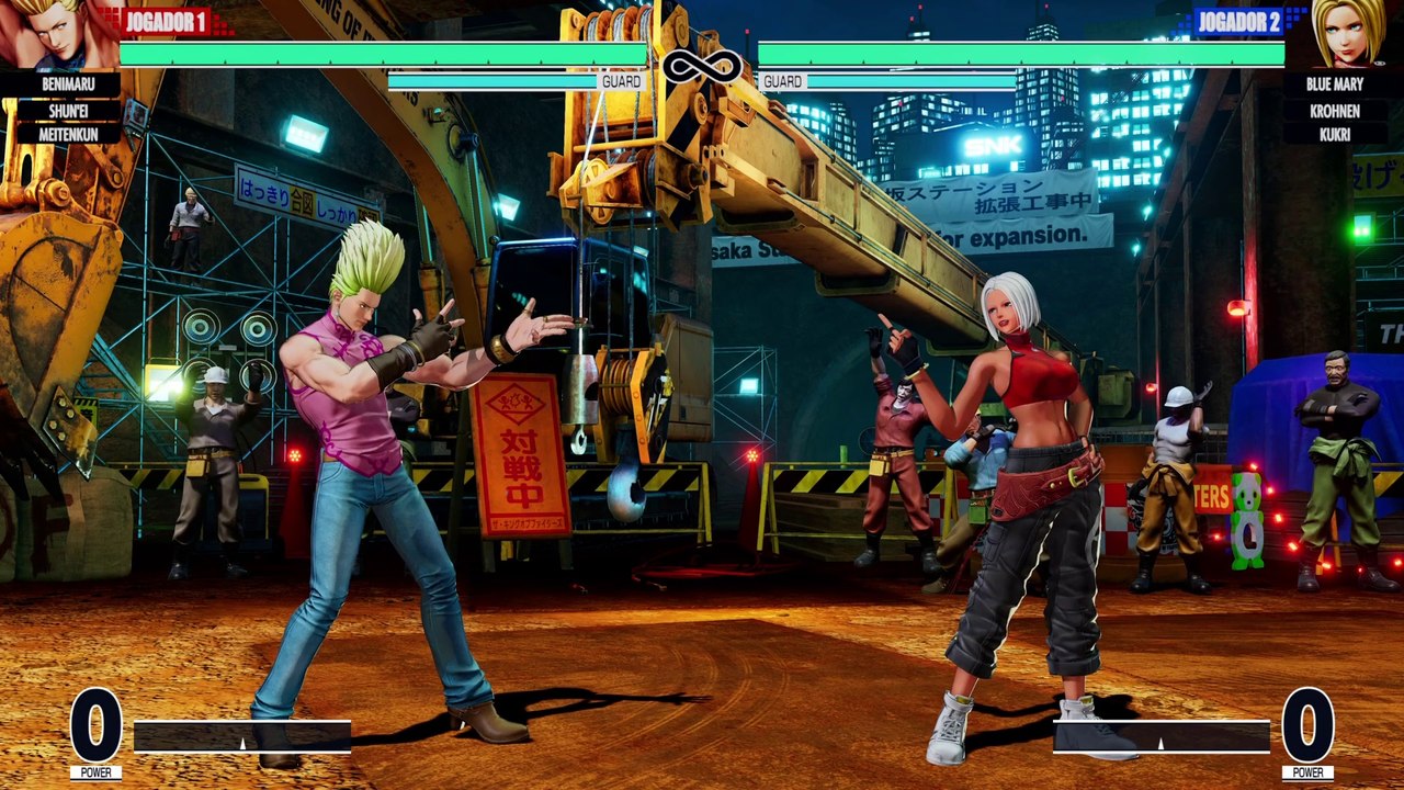 THE KING OF FIGHTERS XV BENIMARU/SHUN'EI/MEITENKUN VS BLUE MARY/KROHNEN/KUKRI