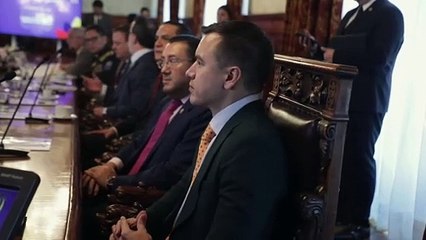 Presidente electo de Ecuador evalúa situación de violencia ligada al narco