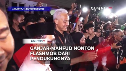 Ganjar-Mahfud Nonton Flashmob dari Pendukungnya Usai Dapat Nomor Urut 3