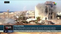 Autoridades sanitarias de Gaza denuncian continuos bombardeos israelíes