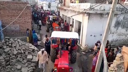 भाईदूज पर निकाली घासभैरू की सवारी