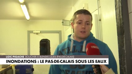 Inondations : le désarroi d'un boucher du Pas-de-Calais