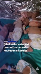 Prematüre bebekler kuvözden çıkarılmak zorunda kaldı