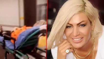 Popstar Mehtap, acil olarak hastaneye kaldırıldı