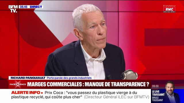 Augmentation des prix: On a fait des efforts sur notre marge assure Richard Panquiault, porte-parole des grands industriels