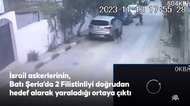 İsrail askerlerinin, Batı Şeria'da 2 Filistinliyi doğrudan hedef alarak yaraladığı ortaya çıktı