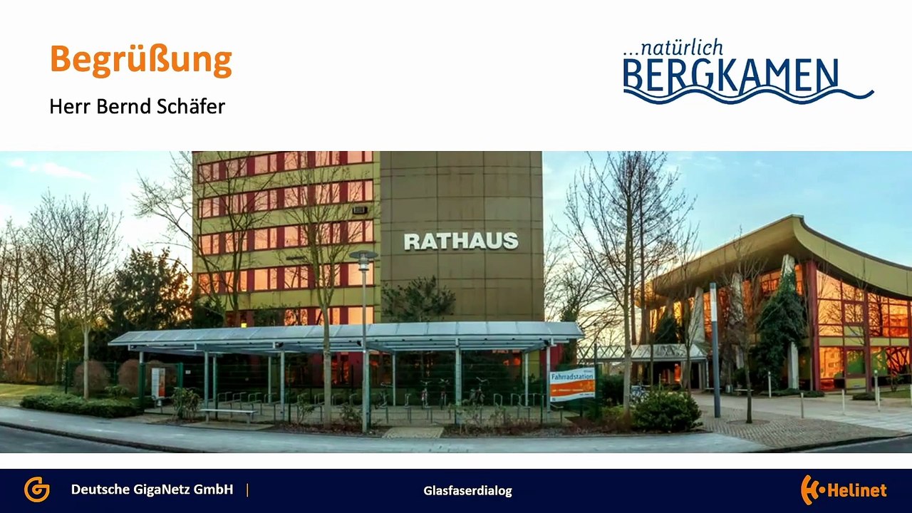 Das rasend schnelle Glasfasernetz für Bergkamen