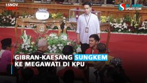 Gibran-Kaesang Sungkem Ke Megawati Di KPU