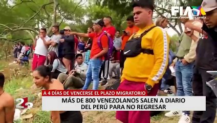 Éxodo venezolano: cerca de 800 ciudadanos dejan el Perú para no regresar
